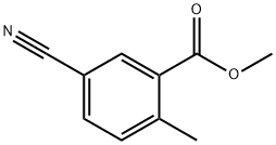 5-Cyano-2-methyl-benzoic acid methyl ester Struktur