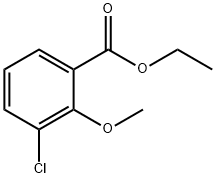 Ethyl 3-chloro-2-methoxybenzoate Struktur