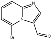 5-bromoimidazo[1,2-a]pyridine-3-carbaldehyde Struktur