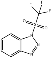 1-(Trifluoromethanesulfonyl)-1H-benzotriazole Struktur