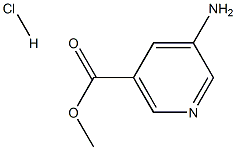 5-Amino-nicotinic acid methyl ester hydrochloride Struktur