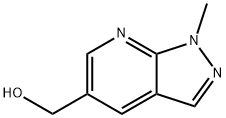 (1-methylpyrazolo[3,4-b]pyridin-5-yl)methanol Struktur