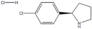 (2R)-2-(4-CHLOROPHENYL)PYRROLIDINE HCL Struktur