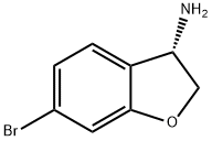 (3S)-6-BROMO-2,3-DIHYDROBENZO[B]FURAN-3-YLAMINE Struktur