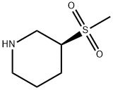 (S)-3-(METHYLSULFONYL)PIPERIDINE Struktur