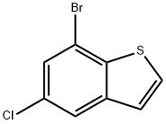 7-bromo-5-chlorobenzo[b]thiophene Struktur