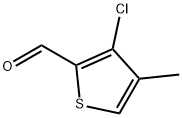 3-Chloro-4-Methyl-Thiophene-2-Carbaldehyde Struktur