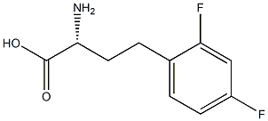 2,4-Difluoro-D-homophenylalanine Struktur