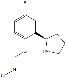 (R)-2-(5-フルオロ-2-メトキシフェニル)ピロリジン塩酸塩 price.