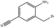 4-amino-3-(bromomethyl)benzonitrile Struktur