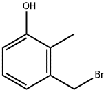 3-(Bromomethyl)-2-methylphenol Struktur