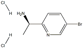 (R)-1-(5-BROMO-PYRIDIN-2-YL)-ETHYLAMINE DIHYDROCHLORIDE Struktur