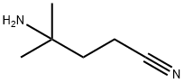 4-amino-4-methylpentanenitrile Struktur