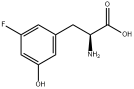 (2S)-2-AMINO-3-(5-FLUORO-3-HYDROXYPHENYL)PROPANOIC ACID Structure