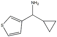 CYCLOPROPYL(THIOPHEN-3-YL)METHANAMINE Struktur