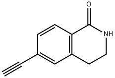 6-Ethynyl-3,4-dihydroisoquinolin-1(2H)-one Struktur