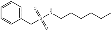 N-hexyl-1-phenylmethanesulfonamide Struktur