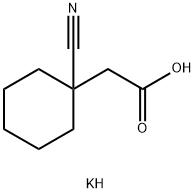 Potassium 2-(1-cyanocyclohexyl)acetate Struktur