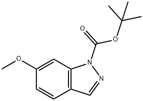 tert-Butyl 6-methoxy-1H-indazole-1-carboxylate Struktur