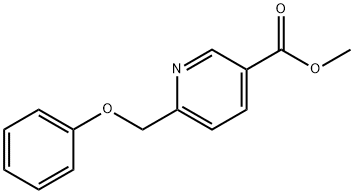 Methyl 6-(phenoxymethyl)nicotinate Struktur