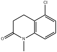 5-chloro-1-methyl-3,4-dihydroquinolin-2(1H)-one Struktur