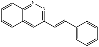 (E)-3-Styrylcinnoline Struktur