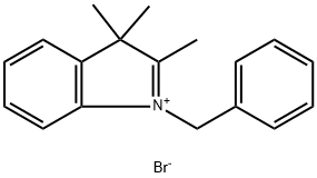 1-Benzyl-2,3,3-trimethyl-3H-indol-1-ium bromide Struktur