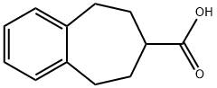 6,7,8,9-Tetrahydro-5H-benzocycloheptene-7-carboxylic acid Struktur