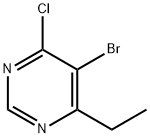 5-bromo-4-chloro-6-ethylpyrimidine Struktur