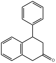 4-phenyl-3,4-dihydronaphthalen-2(1H)-one Struktur