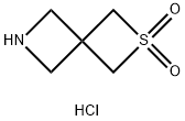 2-Thia-6-azaspiro[3.3]heptane 2,2-dioxide hydrochloride Struktur