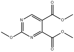 Dimethyl 2-methoxypyrimidine-4,5-dicarboxylate Struktur