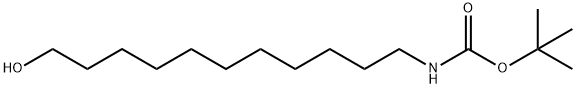 N-Boc-11-aminoundecan-1-ol Struktur