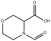 4-formyl-3-morpholinecarboxylic acid Struktur