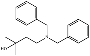 4-(dibenzylamino)-2-methylbutan-2-ol Struktur