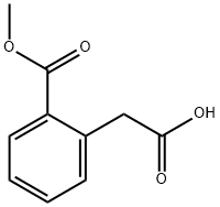 2-[2-(Methoxycarbonyl)phenyl]acetic acid Struktur