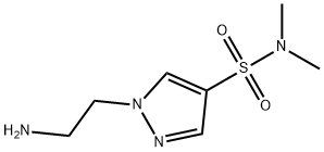 1-(2-aminoethyl)-N,N-dimethyl-1H-pyrazole-4-sulfonamide Struktur