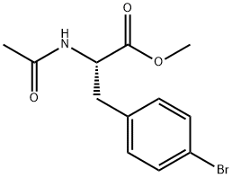 methyl 2-acetamido-3-(4-bromophenyl)propanoate Struktur