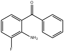 (2-Amino-3-fluorophenyl)(phenyl)methanone Struktur