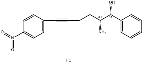 (1R,2R)-2-amino-6-(4-nitrophenyl)-1-phenylhex-5-yn-1-olhydrochloride