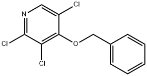 4-(Benzyloxy)-2,3,5-trichloropyridine Struktur