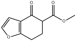 Methyl 4-Oxo-4,5,6,7-Tetrahydrobenzofuran-5-Carboxylate Struktur