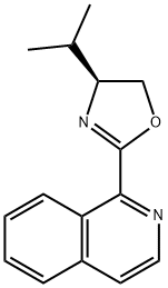 1-[(4S)-4,5-Dihydro-4-isopropyl-2-oxazolyl]isoquinoline Struktur