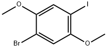 1-Bromo-4-iodo-2,5-dimethoxybenzene Struktur