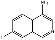 7-Fluoroisoquinolin-4-amine Struktur