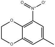 7-methyl-5-nitro-2,3-dihydrobenzo[b][1,4]dioxine Struktur