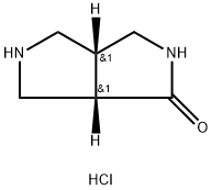 (3aR,6aS)-Hexahydropyrrolo[3,4-c]pyrrol-1(2H)-one hydrochloride Struktur