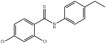 2,4-dichloro-N-(4-ethylphenyl)benzamide Struktur