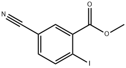 Methyl 5-cyano-2-iodobenzoate Struktur