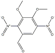 3,4-Dimethoxy-2,5-dinitrobenzaldehyde Struktur